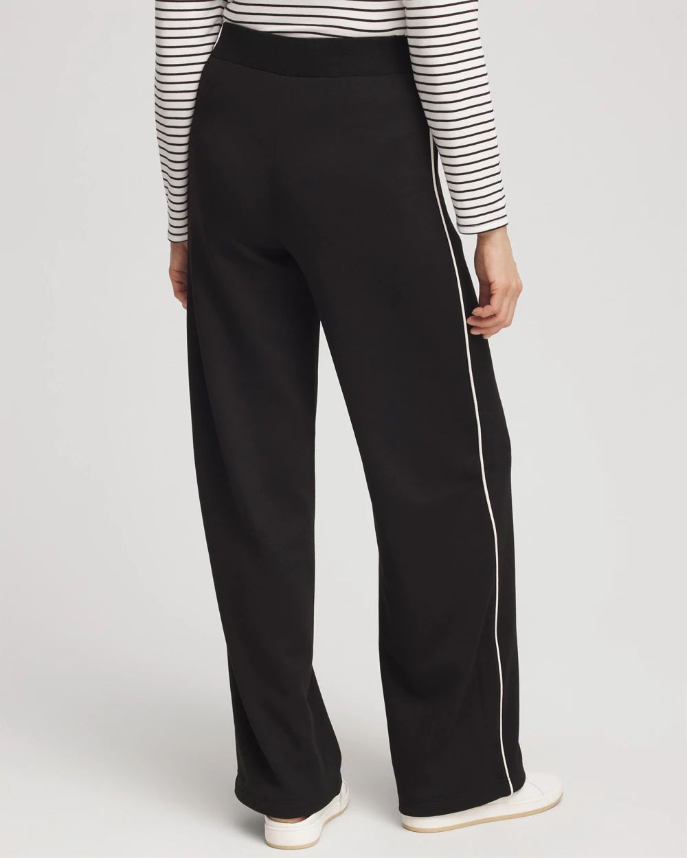 Zenergy® Double-Knit Striped Wide Leg Pants | Chico's